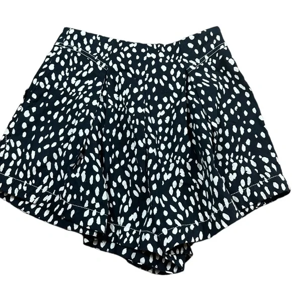FREE PEOPLE: Lace -Up Bennett Polka Dot Shorts -Size 0 - Picture 9 of 13